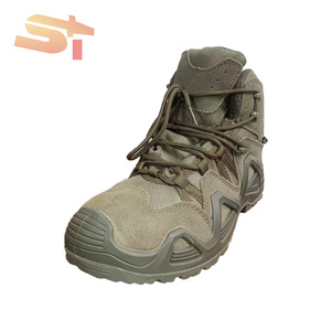 Bottes de randonnée pour hommes SIKE de haute qualité, personnalisables, avec des bottes tactiques imperméables marron durables - Product Image 2