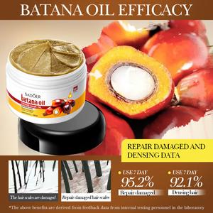 Nouvelle Huile Capillaire Apaisante SADOER Batana pour le Cuir Chevelu 100g – Raffermissante, Éclaircissante, Lissante, Hydratante et Nourrissante - Product Image 3
