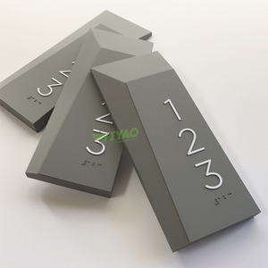 YIYAO-placa adhesiva ada para apartamento, escuela, oficina, casa, hospital, braille, acrílico, habitación de hotel, puerta, número, placa de señal para hotel - Product Image 5