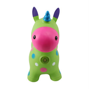 Jouet gonflable en PVC coloré en forme d'âne sauteur avec musique, personnage amusant pour les garçons et les enfants - Product Image 6