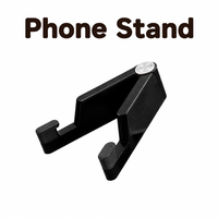 Nouveau produit tendance : support de téléphone portable universel en alliage d'aluminium, mini, réglable en hauteur, stabilité renforcée pour utilisation sur bureau - Téléphone portable