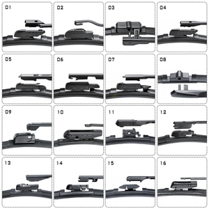 Trung Quốc bán chạy nhất đa Adapter mềm gạt nước xe kính chắn gió phổ lưỡi gạt nước Adapter cho xe - Product Image 5