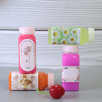 Bouteilles de boisson en plastique rondes de petite taille MAYSURE avec étiquette personnalisée, 2 oz (60 ml), pour jus, boissons énergétiques, shots de gingembre, avec bouchons