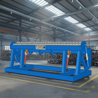 Machine de pliage de treillis métallique automatique contrôlée par PLC Shenkang, facile à utiliser, pour diamètres de fil de 6 à 14 mm, 6 coups/minute