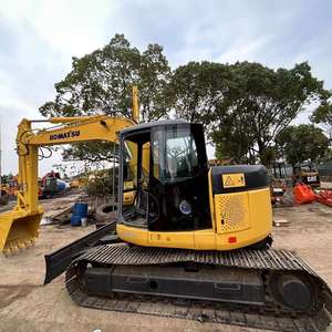Excavadora de orugas Komatsu PC128 usada de movimiento de tierras con maquinaria pesada usada de alta calidad excavadora Komatsu P128 barata en stock - Product Image 3