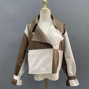 Nouvelle veste en cuir de printemps et d'automne pour femme, veste en cuir courte de Style coréen, <span class=keywords><strong>grande</strong></span> <span class=keywords><strong>taille</strong></span>, 2023 - Product Image 4