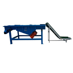 China Pantalla lineal Motor de vibración Máquina de tamiz Clasificador de pantalla vibratoria Gran capacidad para productos cerámicos Garantía de 1 año - Product Image 2
