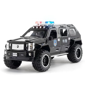 Venta caliente regalo de Navidad coche de fundición a presión 1:24 George Barton aleación modelo de coche de policía simulación - Product Image 1