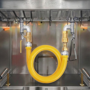 CSA-Certificado Amarillo PVC Juego de tuberías de gas Accesorios Válvulas de <span class=keywords><strong>bola</strong></span> Serie 300 Acero Espiral Soldado Doblado Corte Soldadura Disponible - Product Image 2