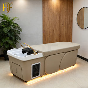 Fabrieksschoonheidssalon haarwasplaats Thaise massagetafel hoofdspa shampoo-unit bedden met stoom en watercirculatie hoofdbehandeling - Product Image 4