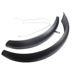 Aleación de aluminio 20 pulgadas delantero y trasero Ebike Mudguar Anowboard guardabarros plegable bicicleta guardabarros - Product Image 1