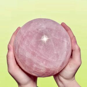 Quả cầu đá thạch anh hồng tự nhiên đánh bóng, bán buôn, dùng làm quà tặng Giáng sinh - Product Image 1