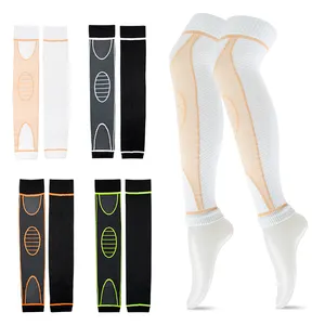 Calcetines gruesos acolchados bajos de invierno de marca personalizada 100 lana orgánica rodilla alta compresión especialidad fútbol calcetines cortados de manga