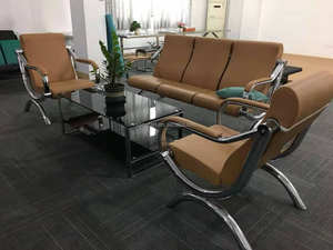 Juego de sofás de muebles calientes Sillas de sala de espera Muebles de salón modernos Sofá de espera - Product Image 2