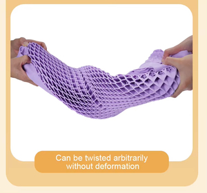 Oreiller ergonomique en TPE respirant pour le soutien du cou avec housse amovible, oreiller cervical lavable pour les dormeurs latéraux - Product Image 4