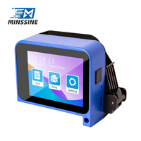 Mini imprimante à jet d'encre portable automatique Résolution 600dpi Encre à séchage rapide Code Dater portable avec garantie d'un an