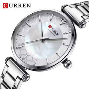 Montres à quartz Curren 9072 de marque originale pour femmes, montre-bracelet élégante et fine de luxe, acier inoxydable, montre simple pour femmes, pour filles - Product Image 3