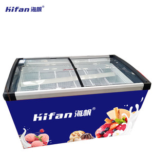 Réfrigérateur commercial en verre haute performance, combiné congélateur coffre, équipement de réfrigération pour le stockage d'aliments surgelés - Product Image 3