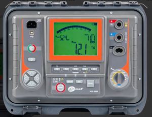 Sonel MIC-5005 Mégohmmètre de résistance d'isolement et mesure de capacité (0...999 NF 49.99 F) (5% M.v.) Précision à 5 chiffres) Garantie 1 an - Product Image 6