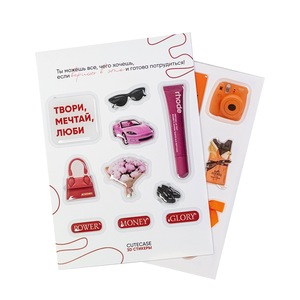 Bán Buôn Điện Thoại Đứng Trang Trí Dán Tùy Chỉnh <span class=keywords><strong>3D</strong></span> Epoxy Dán Cảm Ứng Mịn Decal Vui Thiết Kế <span class=keywords><strong>3D</strong></span> Dán Cho Điện Thoại - Product Image 1