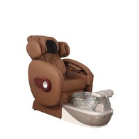 Muebles de Salón de Belleza con Función de Masaje en Cuero y Funciones de Spa para Pies