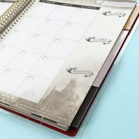 PU — couverture rigide en cuir pour agenda, agenda, carnet de notes A5, Non ondulé, à carreaux, personnalisés, pour tous les jours, application mensuelle