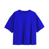 Kaos Wanita Reguler Custom 100% Katun Lengan Pendek O-Neck Rajut Polos Kasual Logo Cepat Kering Cetak Digital Pakistan