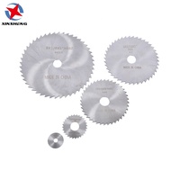Lames de scie circulaires miniatures, 7 pièces, ensemble de disques de coupe HSS accessoires d'outils rotatifs pour Dremel, bois, plastique et aluminium