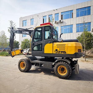 Chinês Brand <span class=keywords><strong>New</strong></span> 9 Ton Rodas Escavadeira Mini Escavadeira Escavadeira Média para Venda - Product Image 4