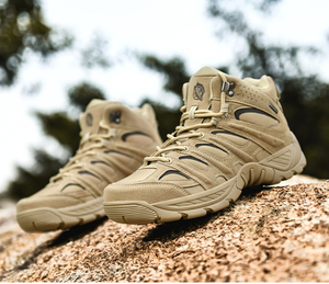 Chaussures de randonnée antidérapantes vintage populaires et respirantes DFU49 pour hommes, chaussures de trekking, de chasse et d'entraînement - Product Image 6