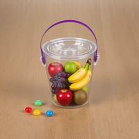 Bocaux de rangement carrés en PET avec couvercles, vente en gros |   Utilisation multiple pour le stockage des aliments, des collations, des bonbons, des aliments pour animaux de compagnie