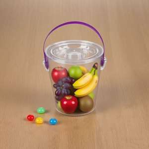 Frascos de Armazenamento <span class=keywords><strong>PET</strong></span> Quadrados com Tampas por Atacado |   Multiuso para Armazenamento de Alimentos, Lanches, Doces e Ração para Animais de Estimação - Product Image 3