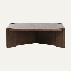 Mesa de Centro Oblique Vault con Tapa de Mármol, Construcción de Metal y Madera, Patrón Ovalado para Sala de Estar o Comedor - Product Image 1
