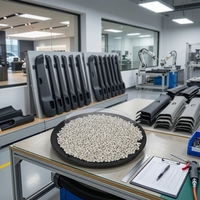 Granulés de plastique PP modifiés pour pièces automobiles : panneau décoratif inférieur de porte, panneau de protection de pilier ABC