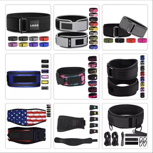 Ceinture à levier réglable en cuir de vachette épais et respirant avec logo personnalisé pour la musculation et l'entraînement de force - Product Image 6