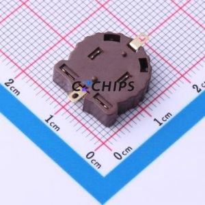 BS-12-B3AA007 Button & Strip Battery Connector SMD Connector Battery Holder CR1220 Phosphor Bronze - Product Image 1