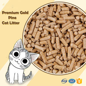 Doe Pet Soluble populaire granulés de pin naturel pour chat litière pour animaux de compagnie contrôle des odeurs agglutination rapide en vrac pin naturel environnemental - Product Image 6
