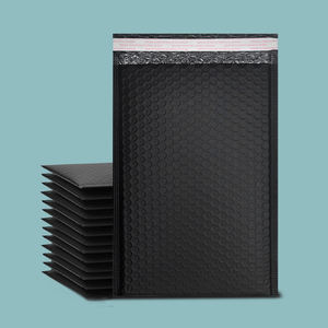 Bolsa de Burbujas de Película Coextruida Biodegradable Ecológica Negra de 29x36+5CM de Grosor para Cosméticos, Joyería, CD, con Logotipo Personalizado - Product Image 1