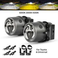 Projecteur 3 pouces Ensemble universel de phares antibrouillard avant 5500K Led Laser Fog Projector Lens for Toyota Cars