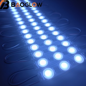 โมดูล LED 2835 ขายึดทองแดง แผ่นฐานอะลูมิเนียม 1W 160 IP65 กันน้ำ DC12V แสงวอร์มไวท์ แดง น้ำเงิน ชมพู เหลือง - Product Image 3