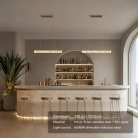 Lustre suspendu de cuisine à LED, luminaires de plafond modernes de luxe, lustres modernes pour salon et cuisine