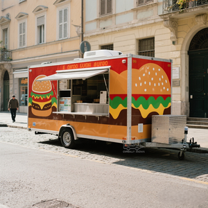 Remorque alimentaire carrée multifonctionnelle pour la restauration commerciale, camion-remorque mobile pour salon de manucure, salon de beauté et coiffure, à vendre - Product Image 6