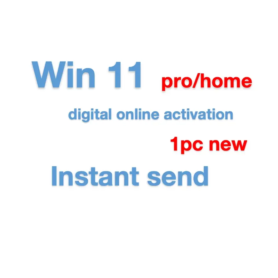 Licencia de clave Win 11 Pro genuina 100% Activación en línea Win 11 Pro Código de Clave digital win11 Professional