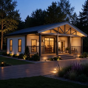 SUNRISE, Casas Prefabricadas de Vidrio de Lujo Modernas, Expandibles, Tipo Contenedor, Ideales para Principiantes - Product Image 1