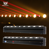 8 yeux DMX 8 + 8 rouge stroboscope LED faisceau Laser lumière principale mobile pour dj Disco Bar discothèque