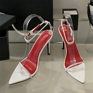 Nouvelles chaussures de plage d'été pour femmes, sandales sexy à talons hauts pointus, escarpins, Zapatos De Mujer - Product Image 4