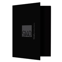 Carpeta de presentación A4 personalizada, Archivo Comercial de cartón impermeable con encuadernación de folletos plegados de papel recubierto en superficie