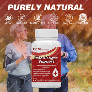 Bán buôn OEM nhãn hiệu riêng lượng đường trong máu hỗ trợ 60 viên nang 20 loại thảo mộc vitamin viên nang lượng đường trong máu hỗ trợ viên nang - Product Image 4