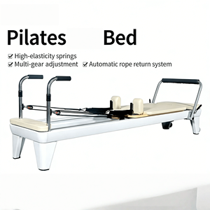 <span class=keywords><strong>Cama</strong></span> de Pilates Multifuncional de Aluminio con Resortes de Alta Elasticidad y Retorno Automático de Cuerdas para Uso Doméstico y en Estudios Comerciales - Product Image 5