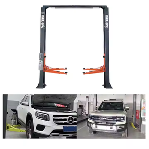 Karjoys Ascenseur de voiture à deux poteaux avec moteur électrique Ascenseur de voiture hydraulique de 4,5 tonnes avec 2 poteaux pour ascenseur de moteur électrique à deux poteaux d'atelier - Product Image 2